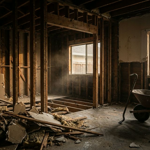 Démolition et dégarnissage